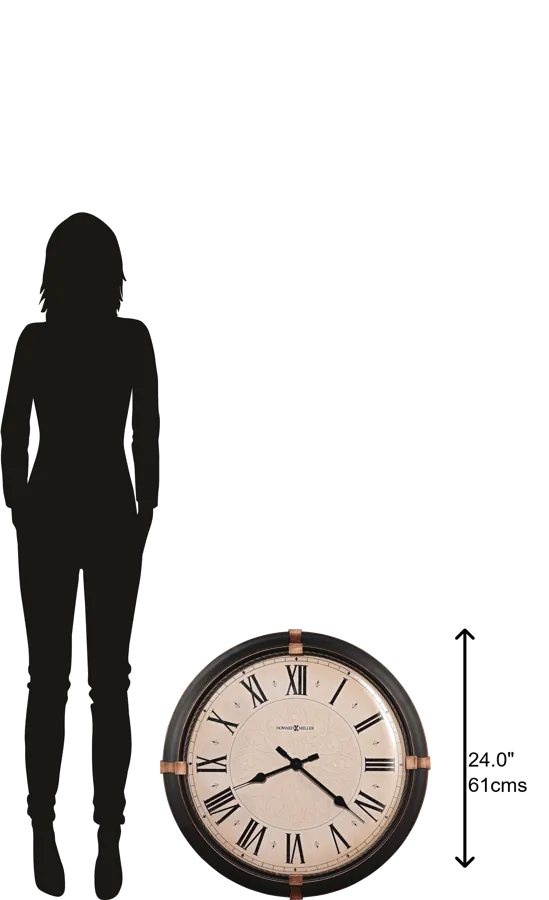 Atwater Quartz Wall Clock 61cm