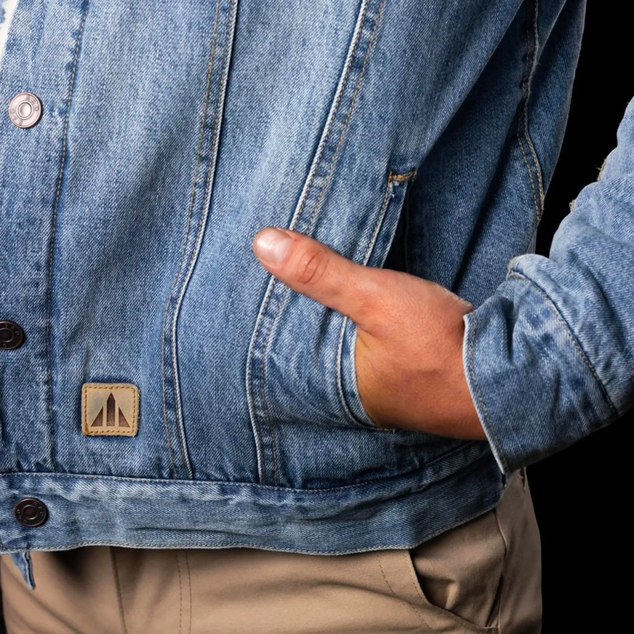 BAD DENIM SHERPA JACKET