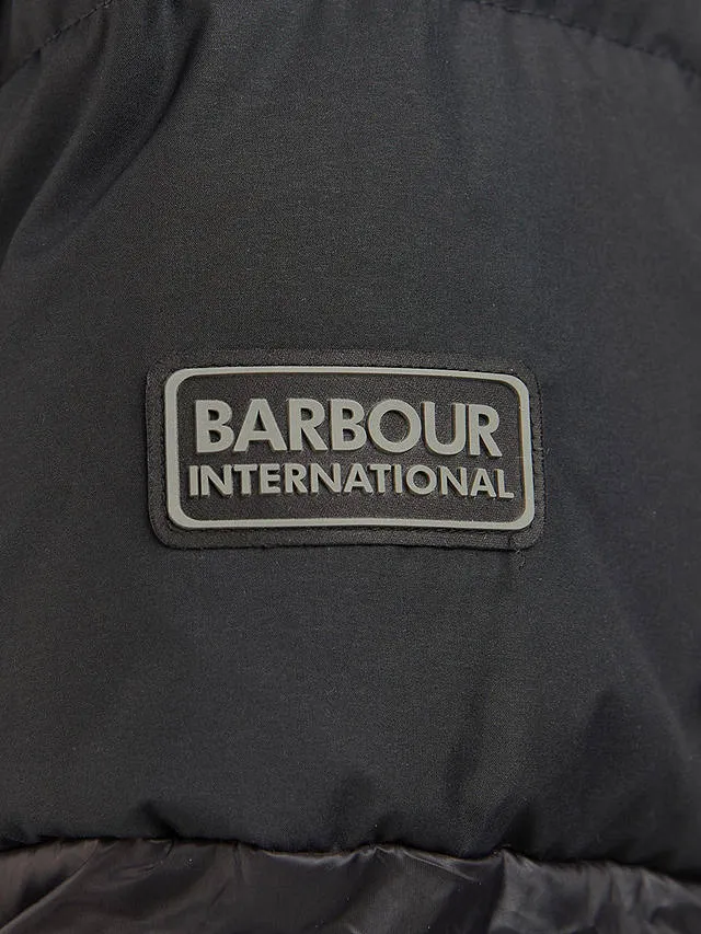 Barbour International Contrast Redford Park Black