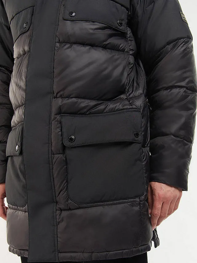 Barbour International Contrast Redford Park Black