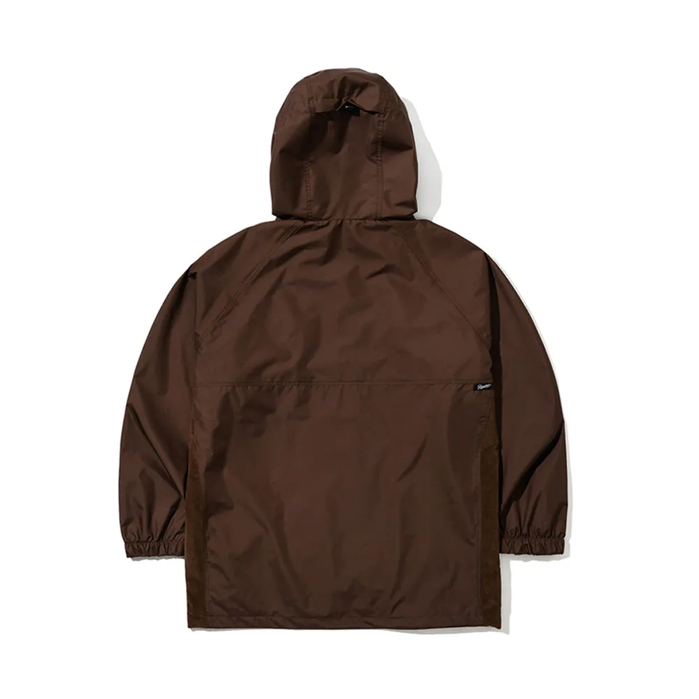 BOTH SIDES HOODED ANORAK JACKET CHOCOLATE