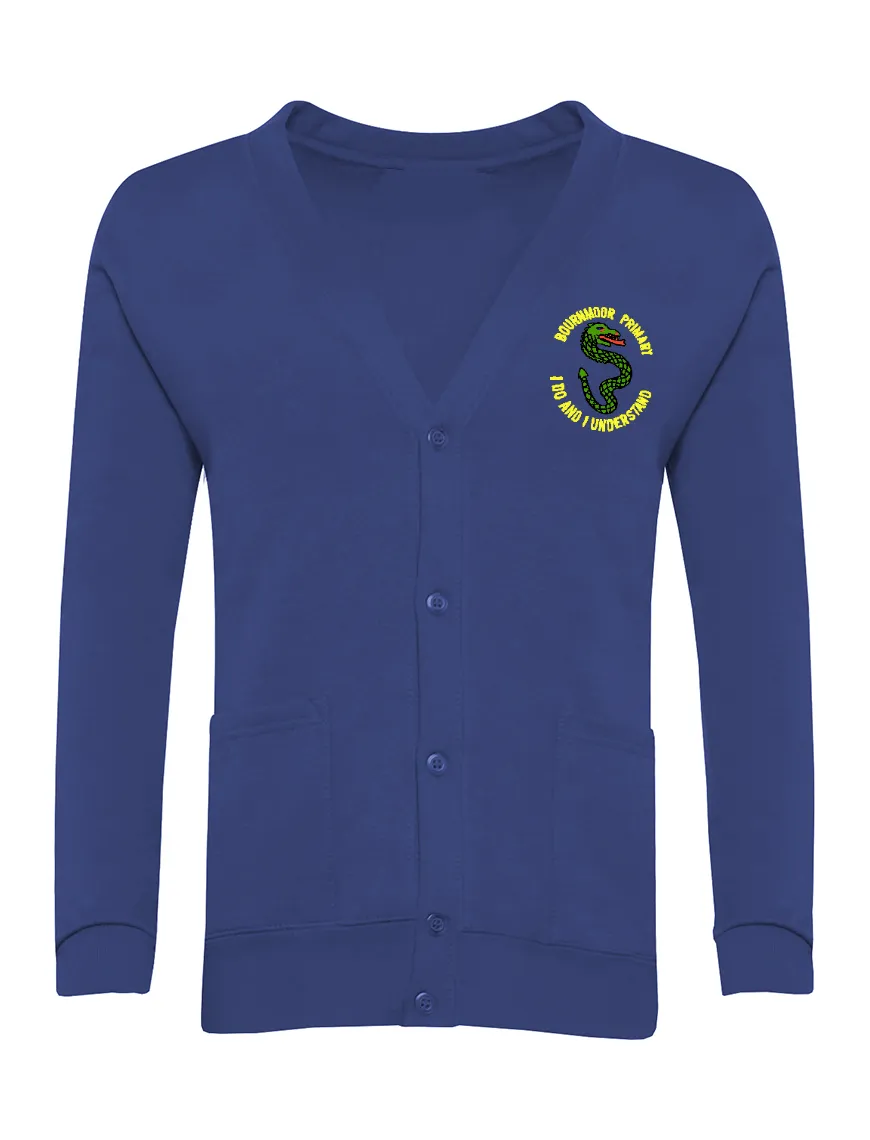 Bournmoor Primary School Royal Blue Cardigan