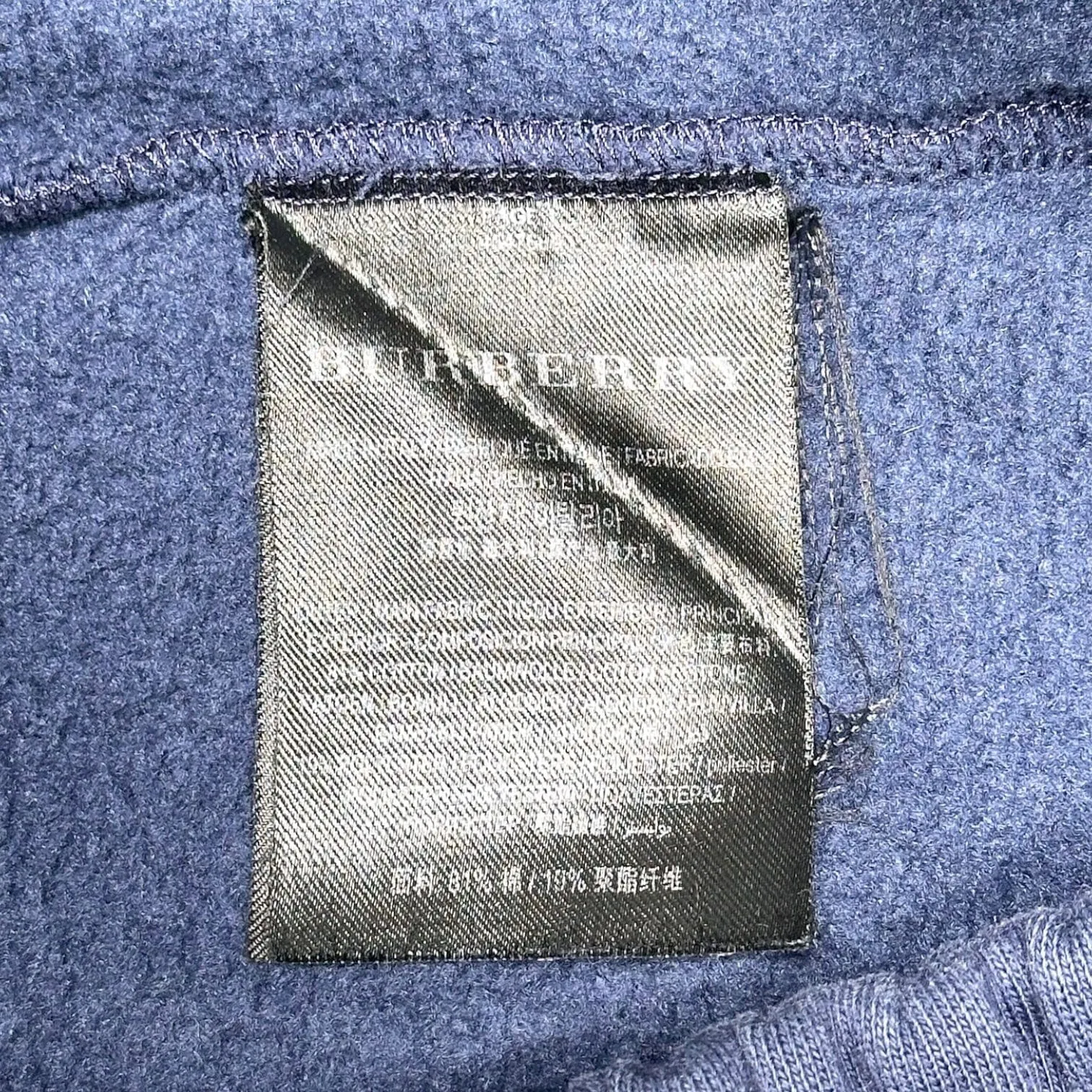 Burberry Slim Fit Sweatpants Navy Pre-Owned