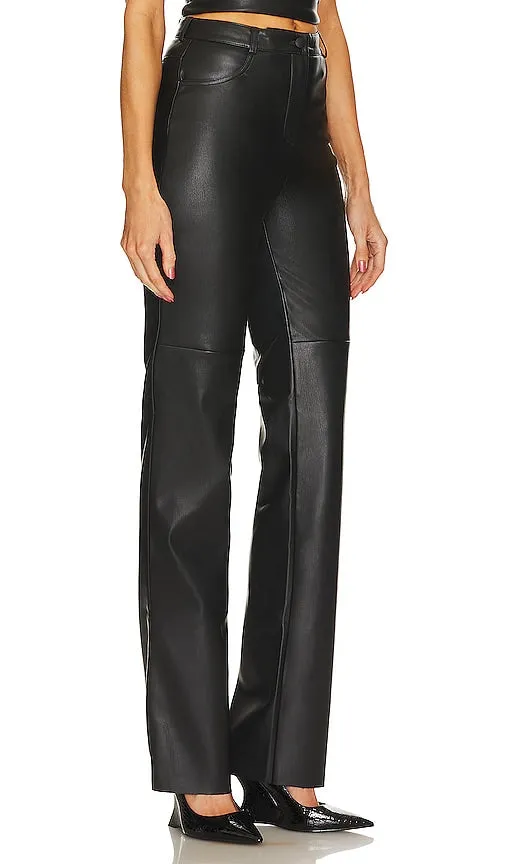 CULTNAKED Killa Faux Leather Trousers in Black
