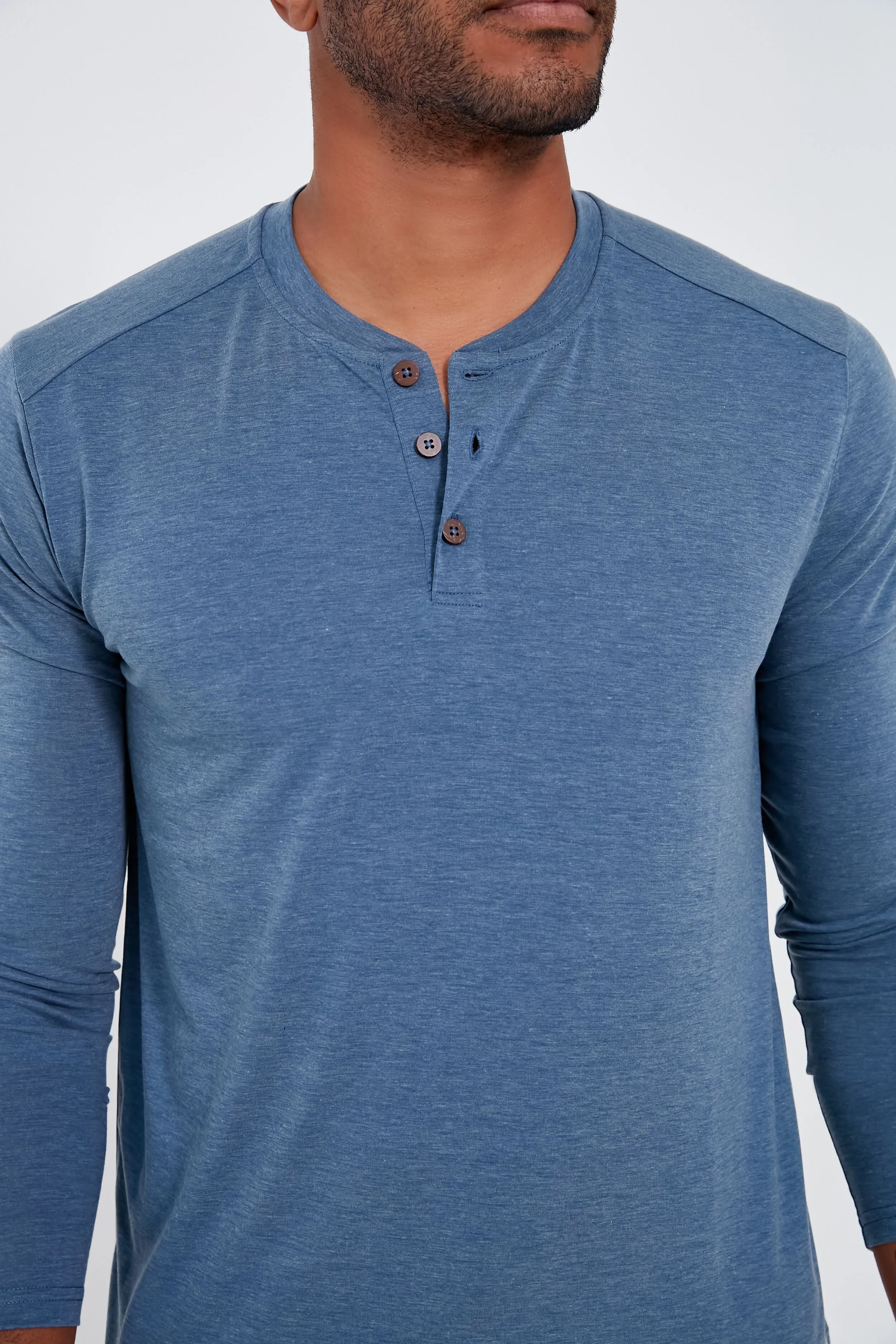Dark Denim SeaBreeze Henley