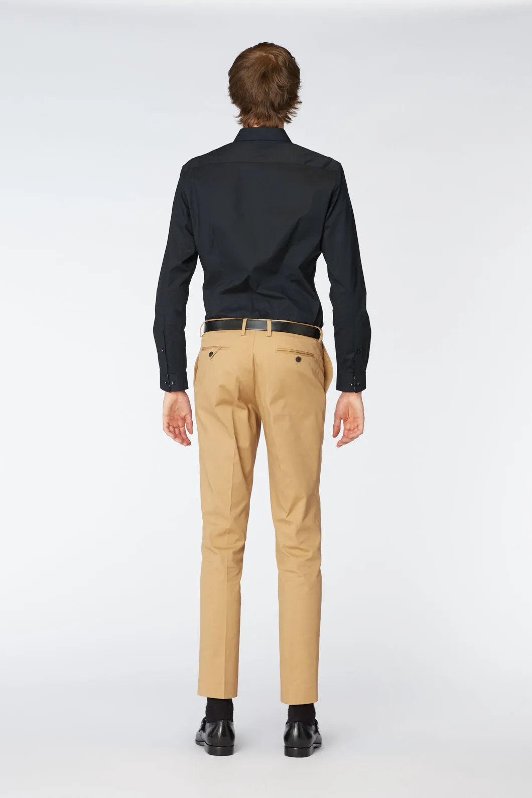 Dark Tan Dress Chino