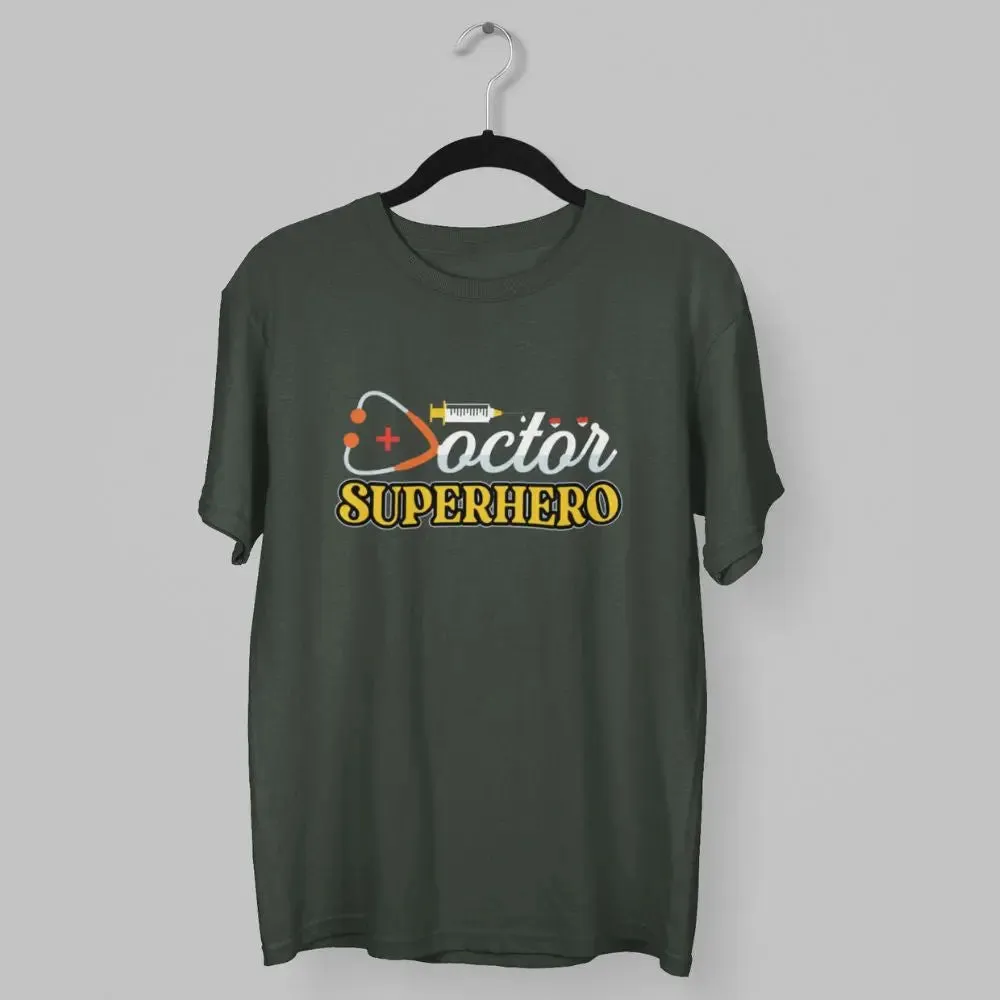 Doctor Superhero Round Neck Half Sleeve Classic T-Shirt