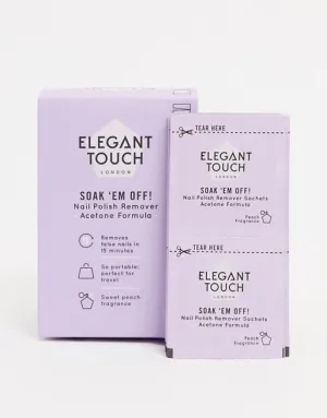 Elegant Touch Soak Em Off Nail Polish Remover 100 Pack