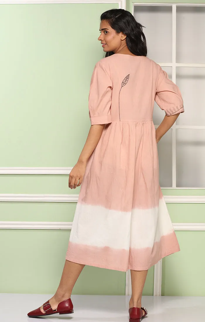 Flamingo Pink Shirt Dress