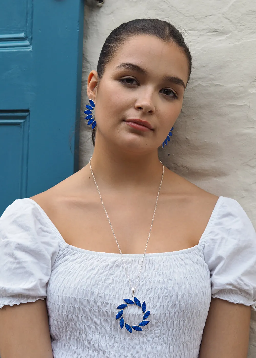 Flinder Larisa Blue Earrings