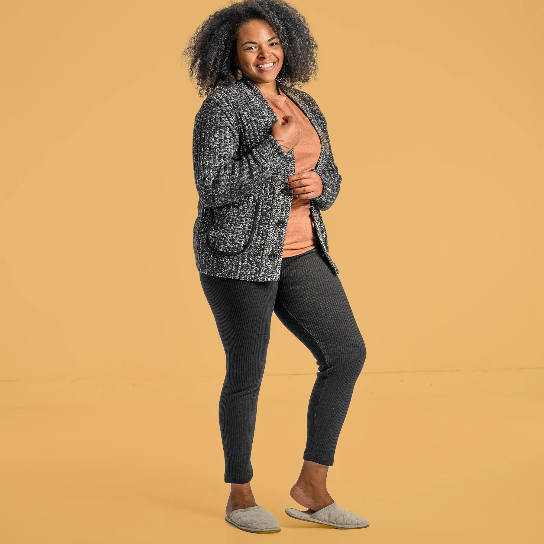 GRENOBLE 100% Organic Hemp Cardigan Sweater (Unisex)