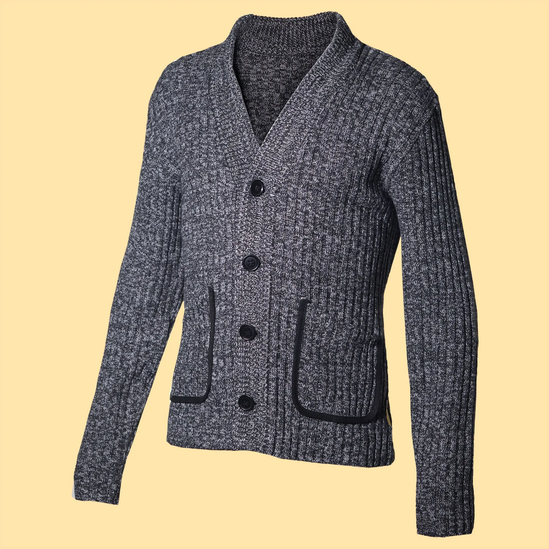 GRENOBLE 100% Organic Hemp Cardigan Sweater (Unisex)