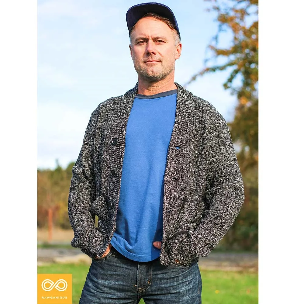 GRENOBLE 100% Organic Hemp Cardigan Sweater (Unisex)