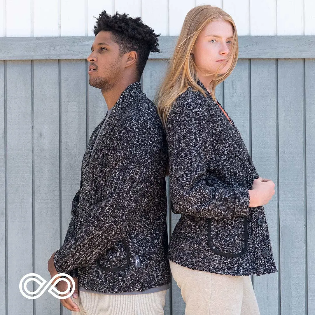 GRENOBLE 100% Organic Hemp Cardigan Sweater (Unisex)