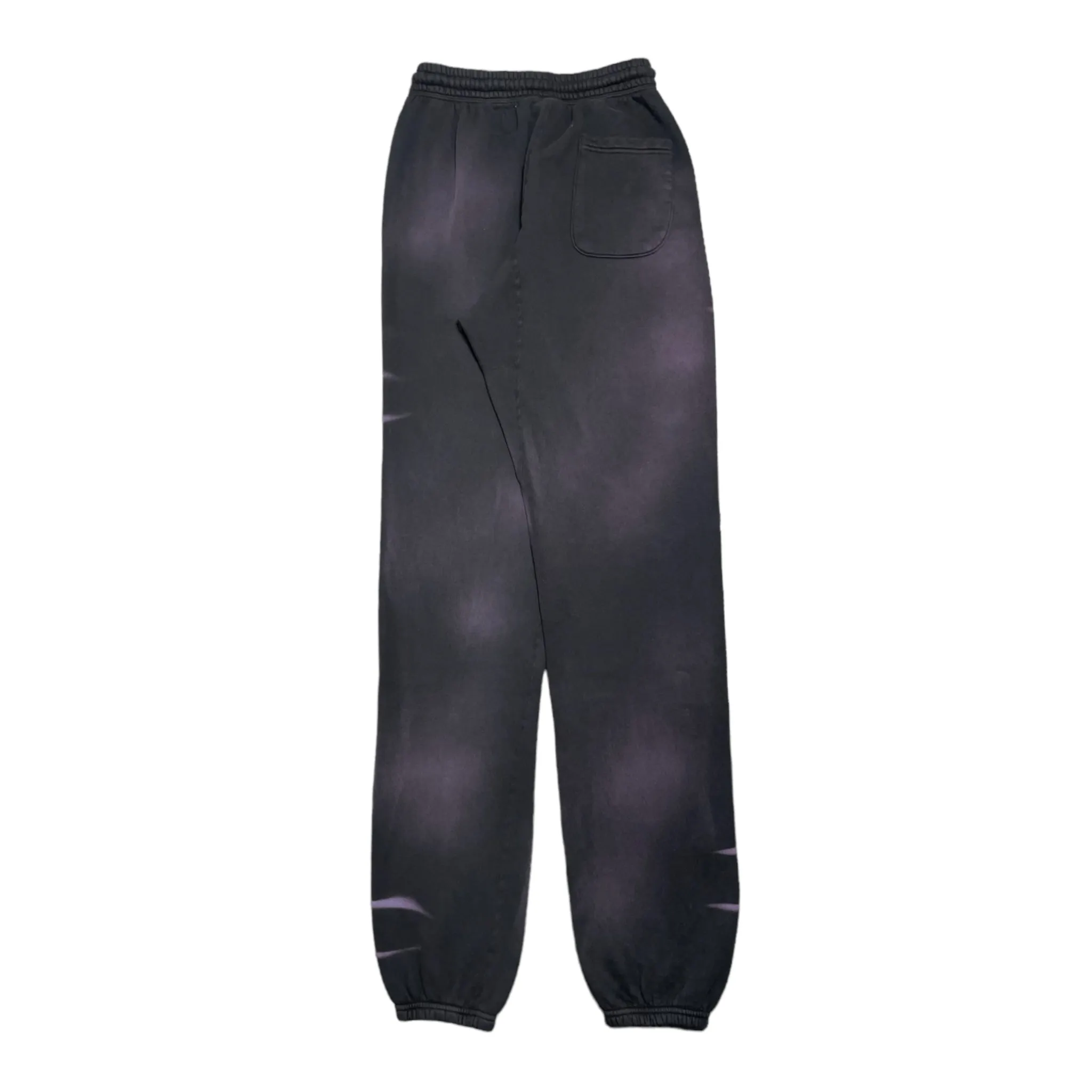 Hellstar Studios Airbrushed Skull Sweatpants Black (Elastic Bottom)