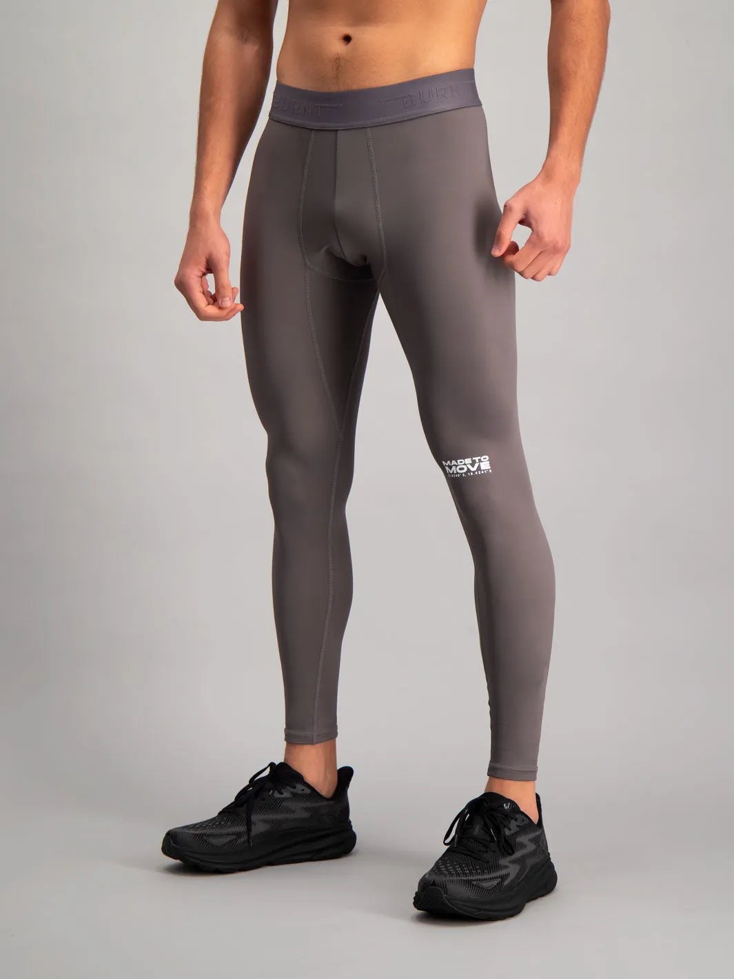 Mens Essential Tights - Charcoal