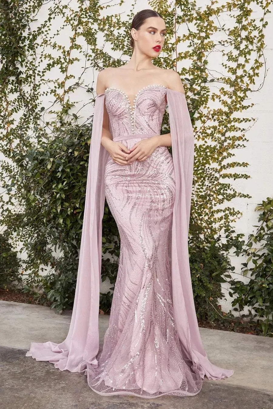 Mine Pink Evening Dress