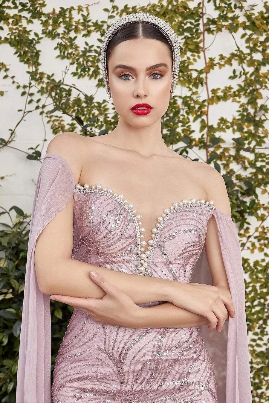 Mine Pink Evening Dress