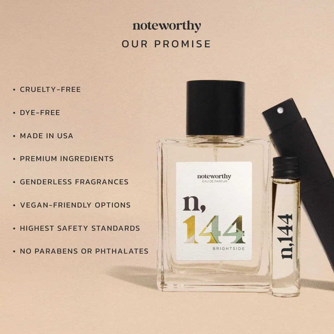 Noteworthy n,144 Eau De Parfum | Brightside | Citrus Vanilla Fragrance