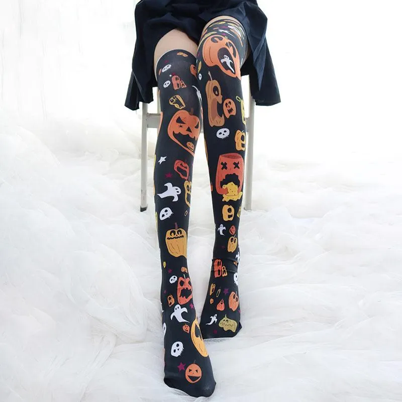 Pumpkin Horror Tights SD00842
