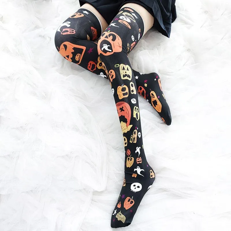 Pumpkin Horror Tights SD00842