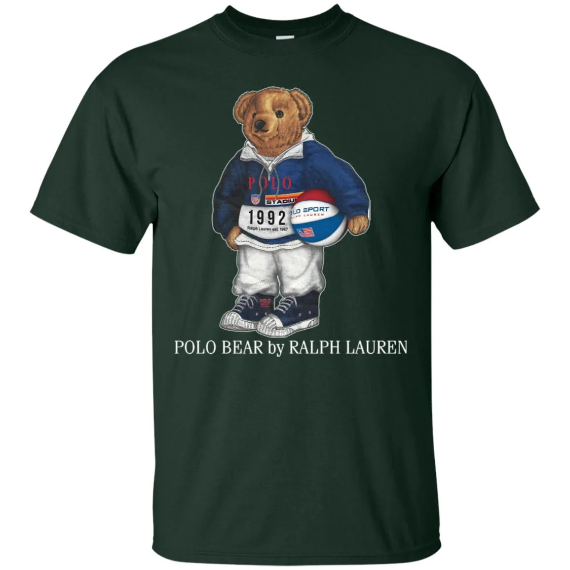 Ralph Lauren Polo Bear T-shirt Men Cotton T-Shirt