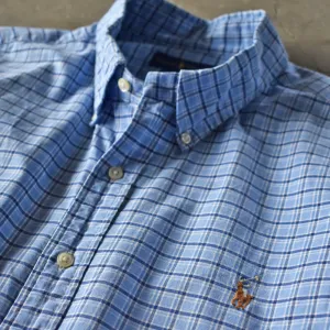 Ralph Lauren/ラルフ ローレン “SLIM FIT” チェック ボタンダウンシャツ　230616