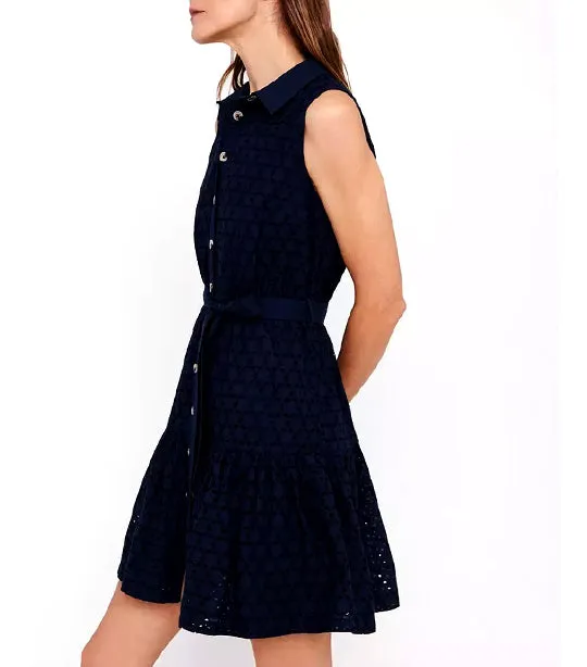 Schiffly Shirt Dress Blue