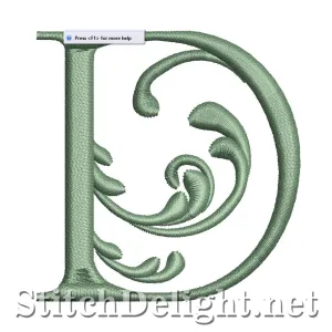 SDS1745 Elegant Renaissance Font D