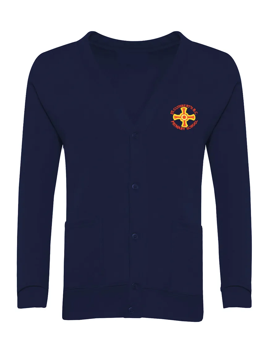 St Cuthbert's Catholic Primary School - Sunderland Navy Cardigan
