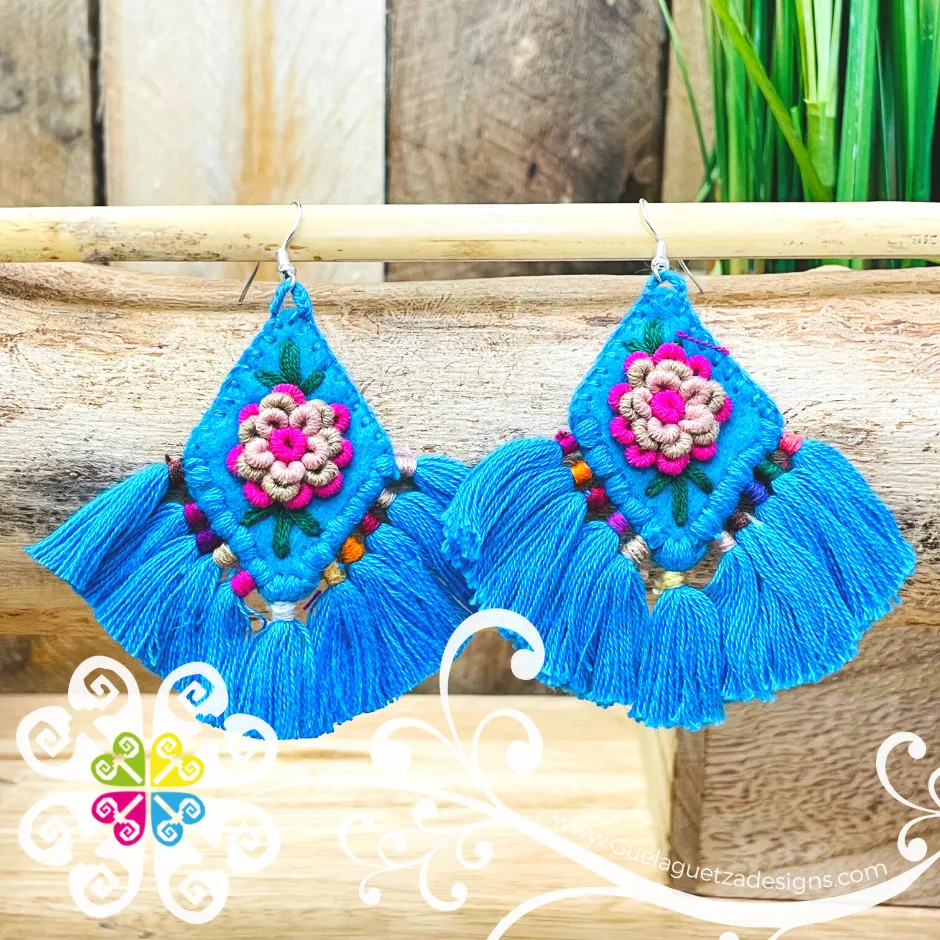 Strings Rhombus Artisan Earrings