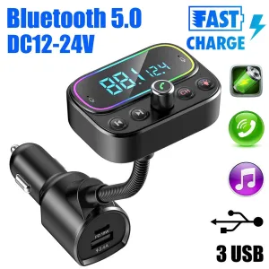 T67 Car Bluetooth-compatible Mp3 Player Hands-free Calling Car