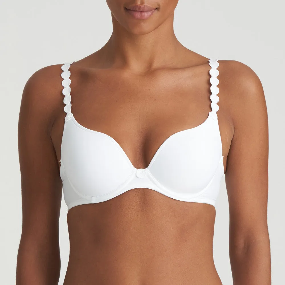 TOM Formed Heart Shaped Bra (Pure White) A-F Cup