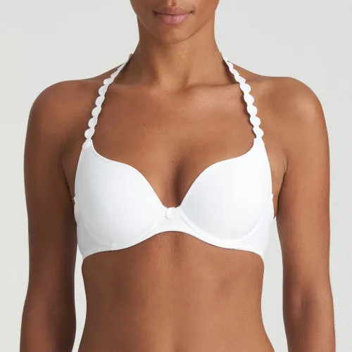 TOM Formed Heart Shaped Bra (Pure White) A-F Cup